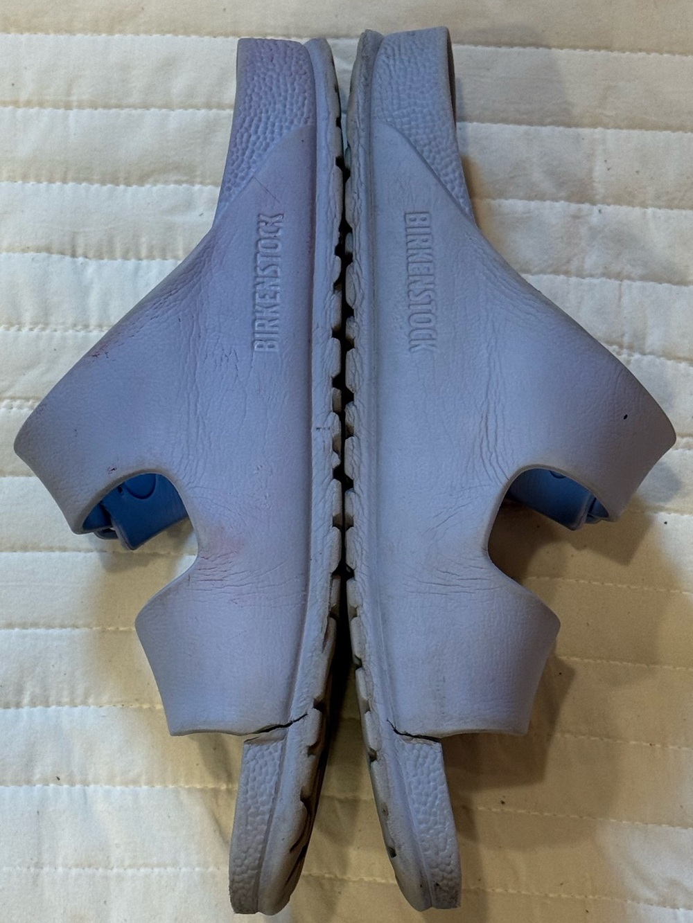 Birkenstock Arizona EVA Essentials Women's Two Strap Sandal Light Blue Size 38 - Picture 5 of 12